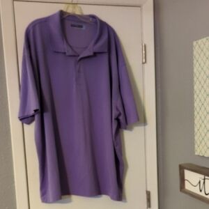 Roundtree & Yorke Lavender Polo Shirt